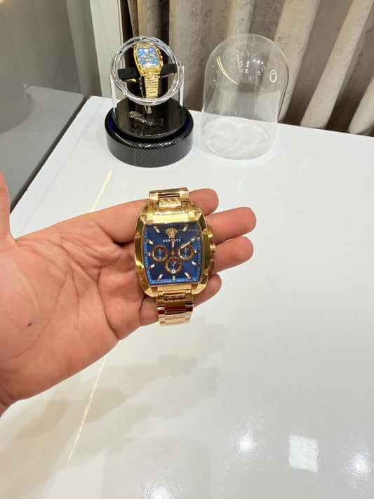 Versace Gold Blue Square
