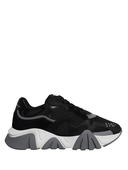 VERSACE SQUALO BLACK SNEAKER Fixed
